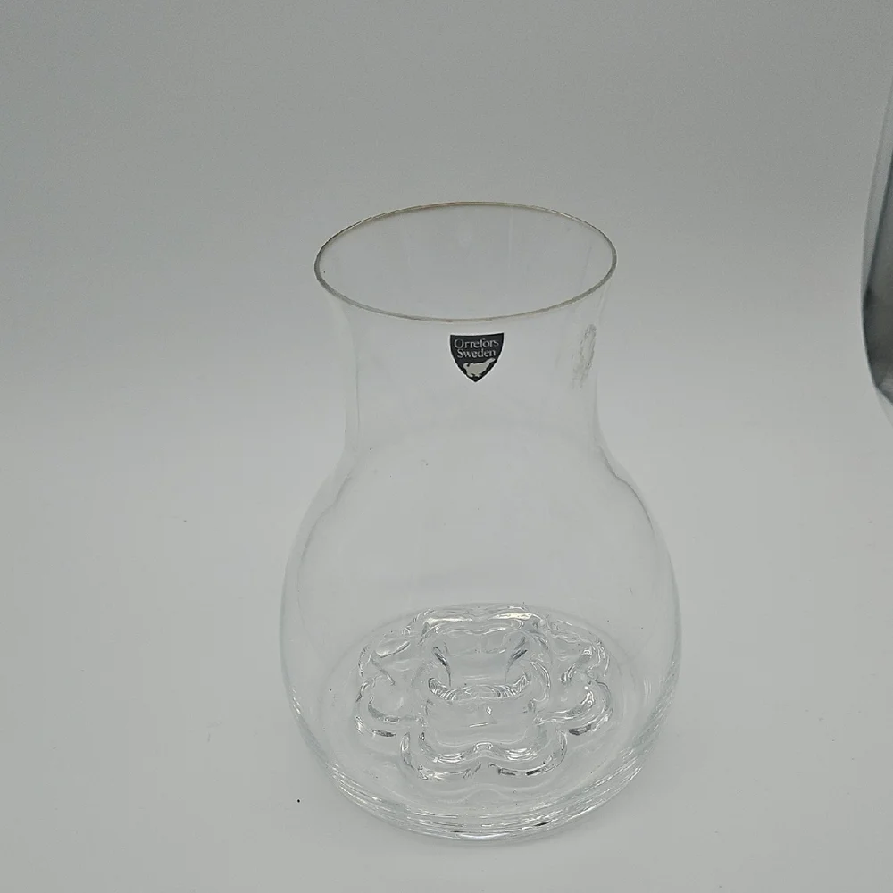 Clear Glass Vase by Orrefors